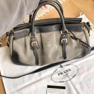 Prada BN1275 Jacquard Bleu
